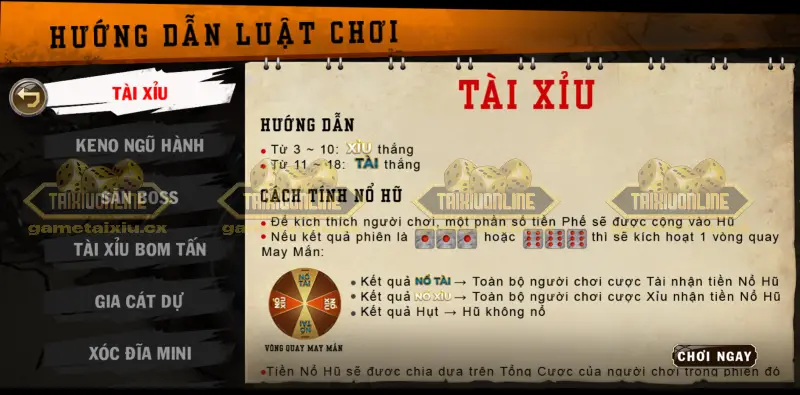 Luật chơi tài xỉu chi tiết - Hướng dẫn đầy đủ 4 Các loại cược phổ biến trong trò chơi tài xỉu